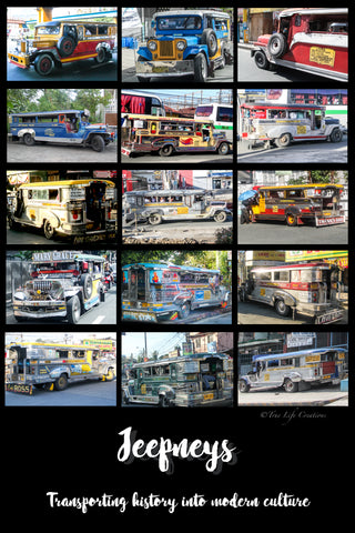"Oh My Jeepneys" Poster 20x16